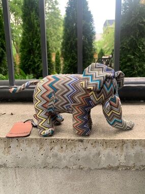 Missoni For Holt Renfrew Chevron Elephant Accent Figure